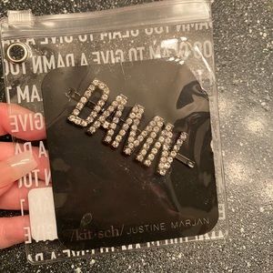 Justine marjon x kitsch bling hair clip
